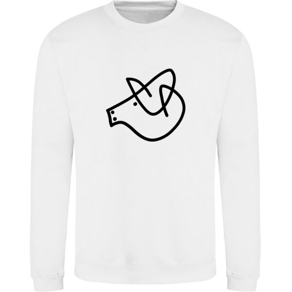 Piggs Sweatshirt White Thumbnail